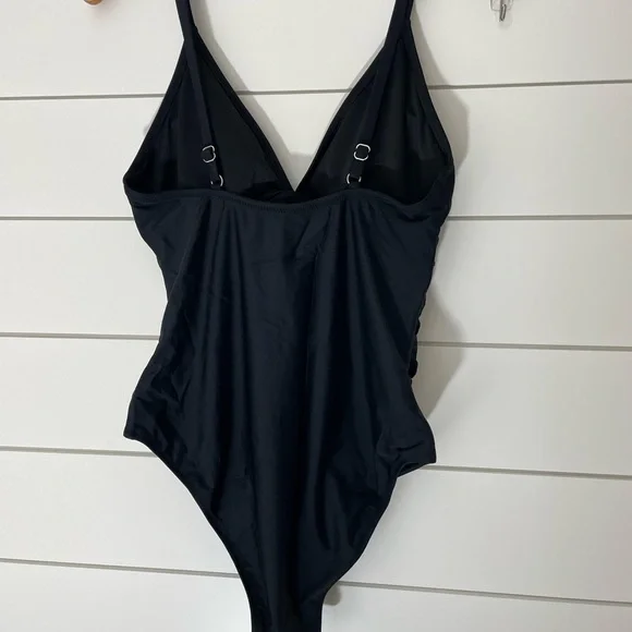Cupshe Black One-Piece Swimsuit - Picture 3 of 4